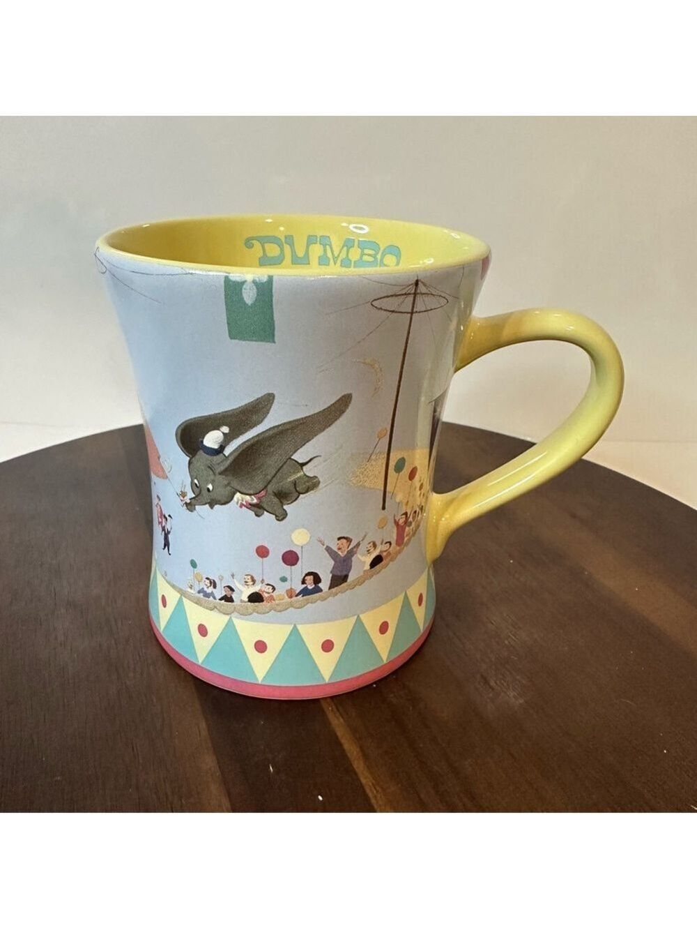 Disney Store Exclusive Dumbo Flying Dumbo Mug Pastel Circus Design